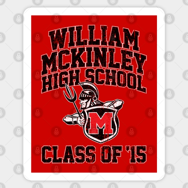 William McKinley High School Class of 15 Sticker by huckblade